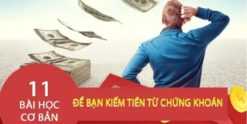 khóa học 11 bài học cơ bản để bạn kiếm tiền từ chứng khoán