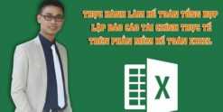 THÀNH THẠO Kế toán tổng hợp trên Excel sau 30 ngày