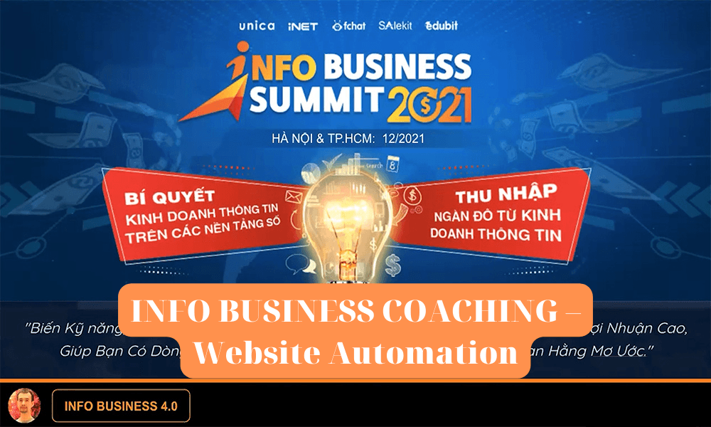 Khóa Học INFO BUSINESS COACHING – Website Automation
