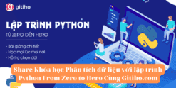 Share Khóa học Phân tích dữ liệu với lập trình Python From Zero to Hero Cùng Gitiho.com