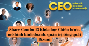 Share Combo 13 Khóa học Chiến lược, mô hình kinh doanh, quản trị tổng quát Bizuni