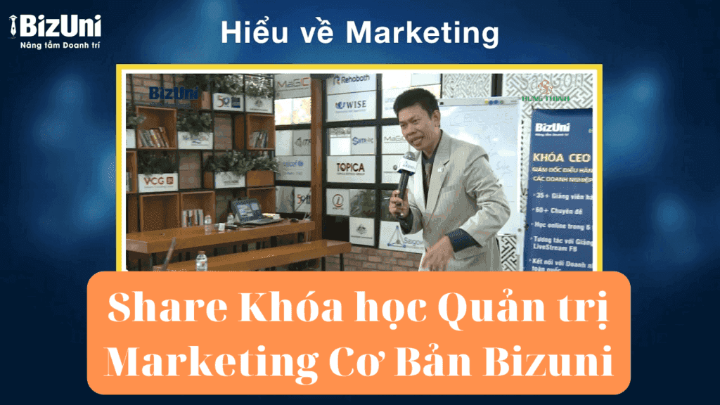 Khóa học Quản trị Marketing Cơ Bản – Nâng Cao Bizuni