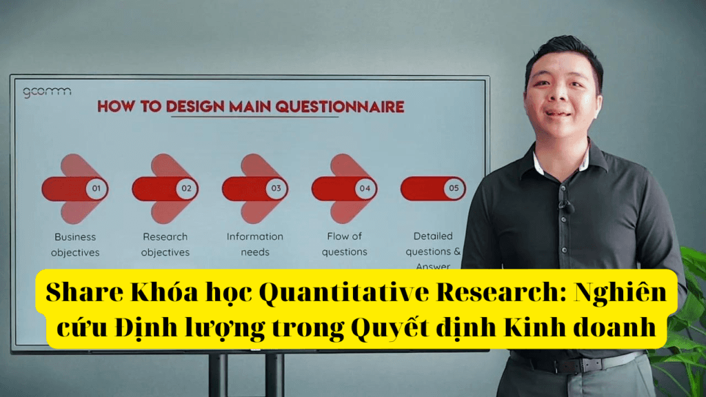 Khóa học Quantitative Research: Nghiên cứu Định lượng trong Quyết định Kinh doanh