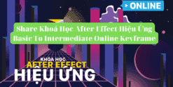 Share Khoá Học After Effect Hiệu Ứng Basic To Intermediate Online Keyframe