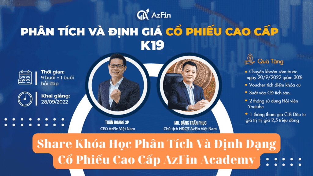 Khóa Học Phân Tích Và Định Dạng Cổ Phiếu Cao Cấp AzFin Academy