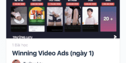 Share Khóa Winning Video Ads (ngày 1) Trường Lưu