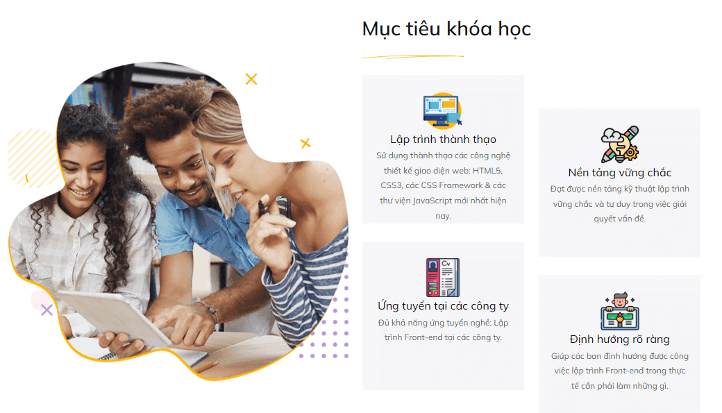 Mục Tiêu Khóa Học Lập Trình Front-end