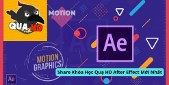 Share Khóa Học Quạ HD After Effect Mới Nhất