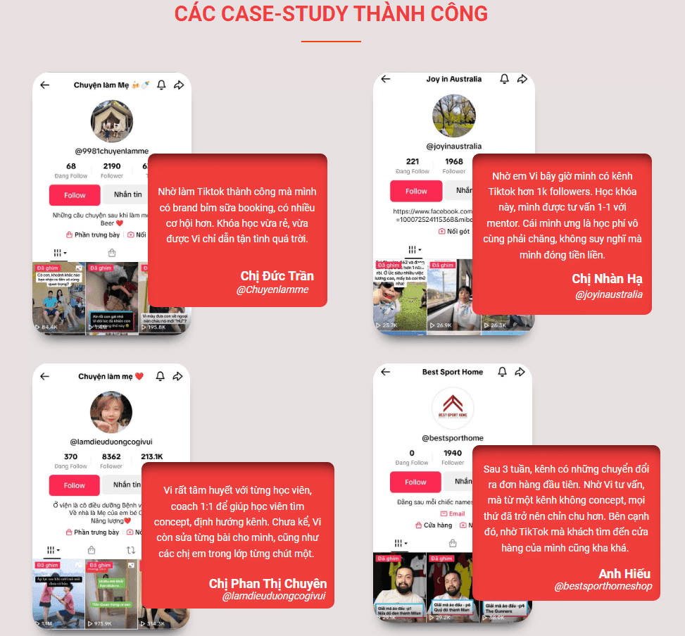 Thu hoạch 01 kênh Tiktok triệu view của riêng bạn