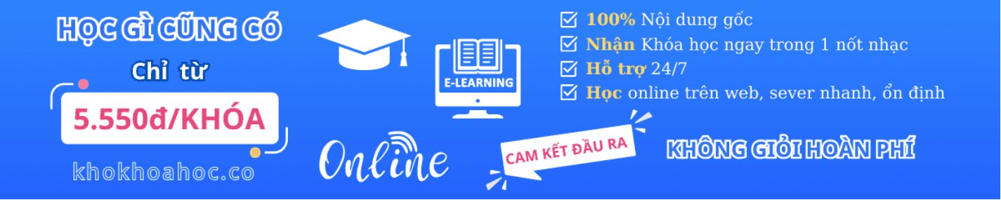 Chương trình ưu đãi và khuyến mãi hấp dẫn dành cho học viên Khokhoahoc.org