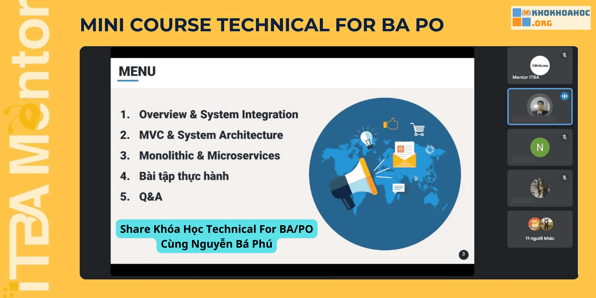 Khóa Học Technical For BA/PO Cùng Nguyễn Bá Phú