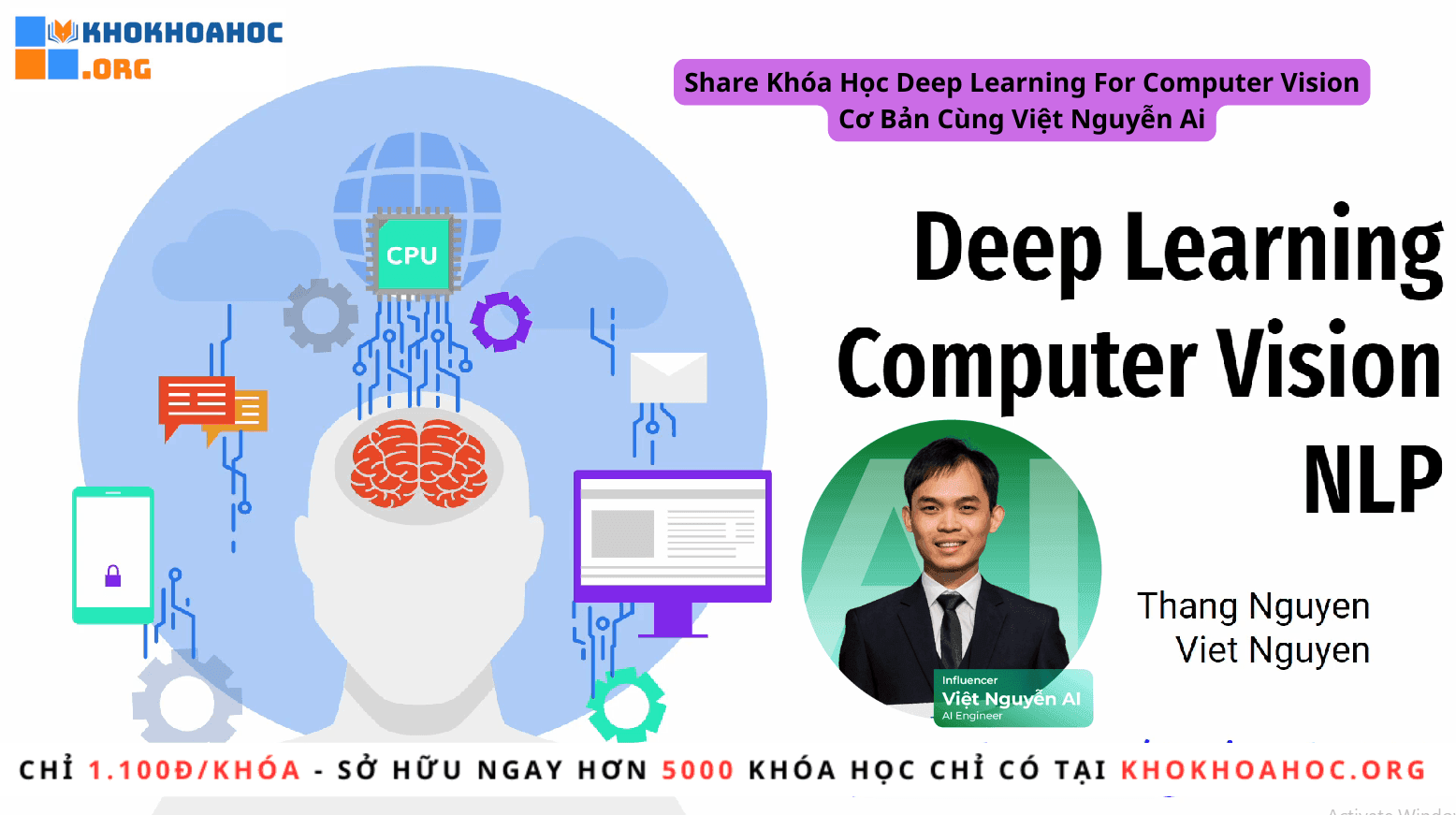 Share Khóa Học Deep Learning For Computer Vision Cơ Bản Cùng Việt Nguyễn Ai