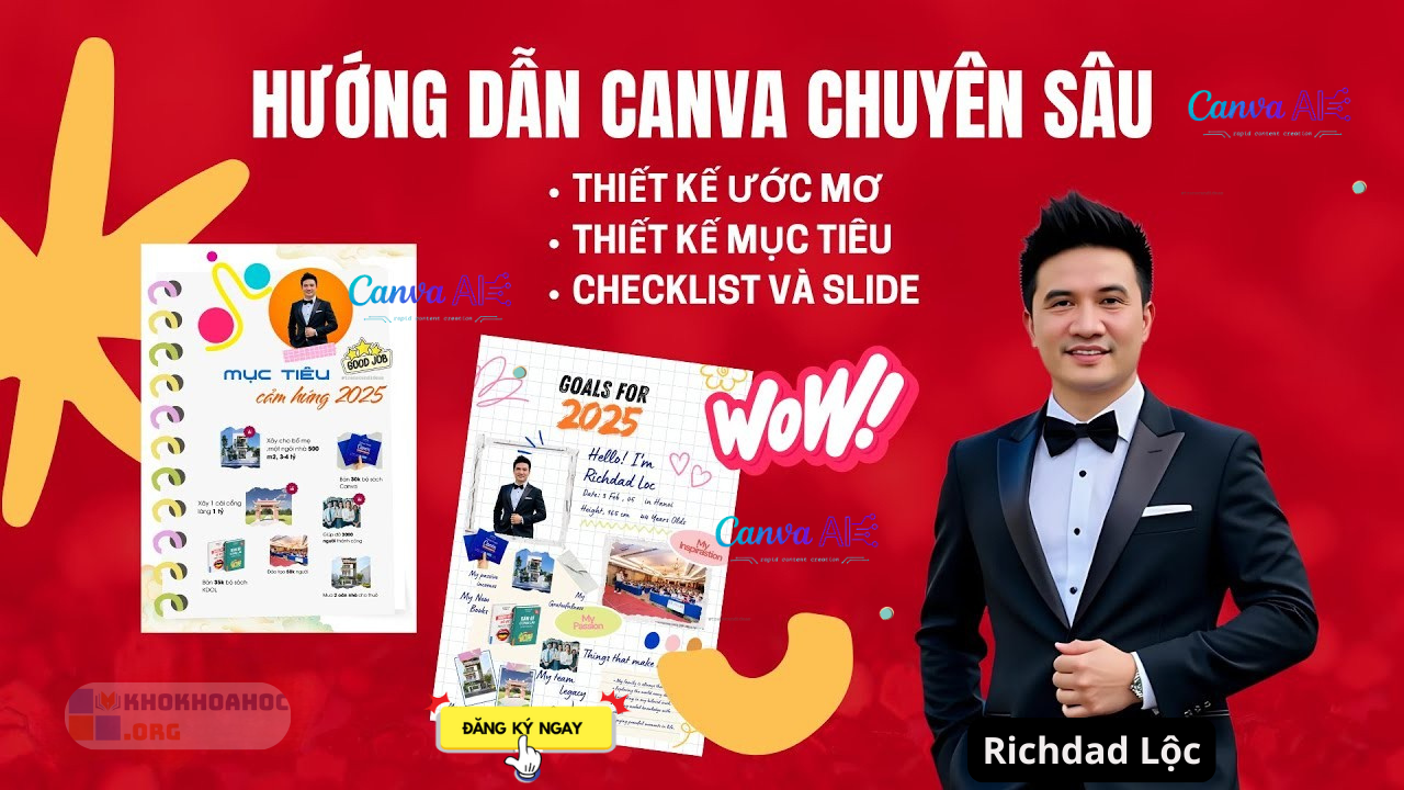 Share Khóa Học Canva AI 2025 Chuyên Sâu Cùng Richdad Lộc