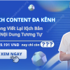 Share Khóa Học Phân Tích Content Đa Kênh [Tự động viết lại kịch bản hoặc nội dung tương tự] Cùng Noti Education