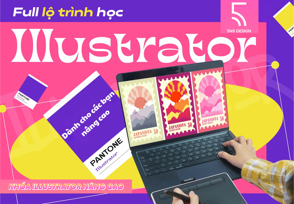 Share Khóa Học 5N5 Design - Học Illustrator Nâng Cao Mới Nhất
